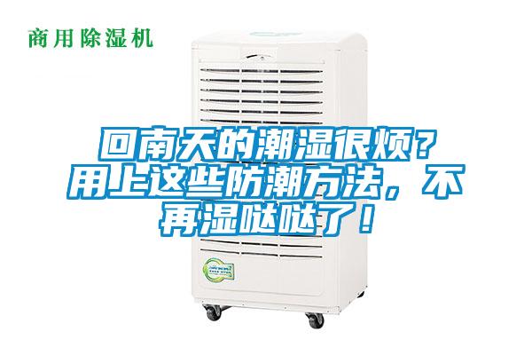回南天的潮濕很煩?用上這些防潮方法,不再濕噠噠了!