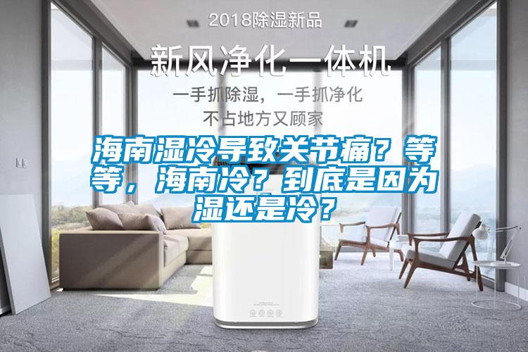 海南濕冷導致關節痛？等等，海南冷？到底是因為濕還是冷？