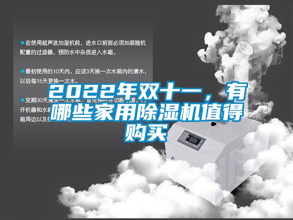 2022年雙十一，有哪些家用除濕機值得購買