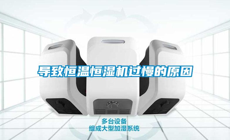 導致恒溫恒濕機過慢的原因