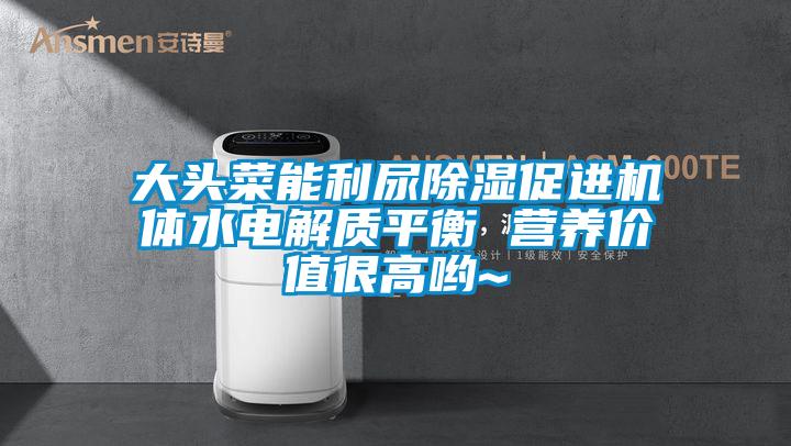 大頭菜能利尿除濕促進機體水電解質(zhì)平衡 營養(yǎng)價值很高喲~