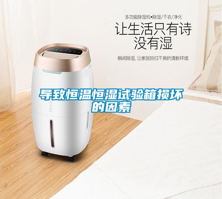 導(dǎo)致恒溫恒濕試驗(yàn)箱損壞的因素