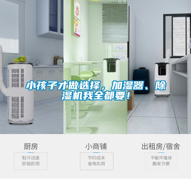 小孩子才做選擇，加濕器、除濕機我全都要！