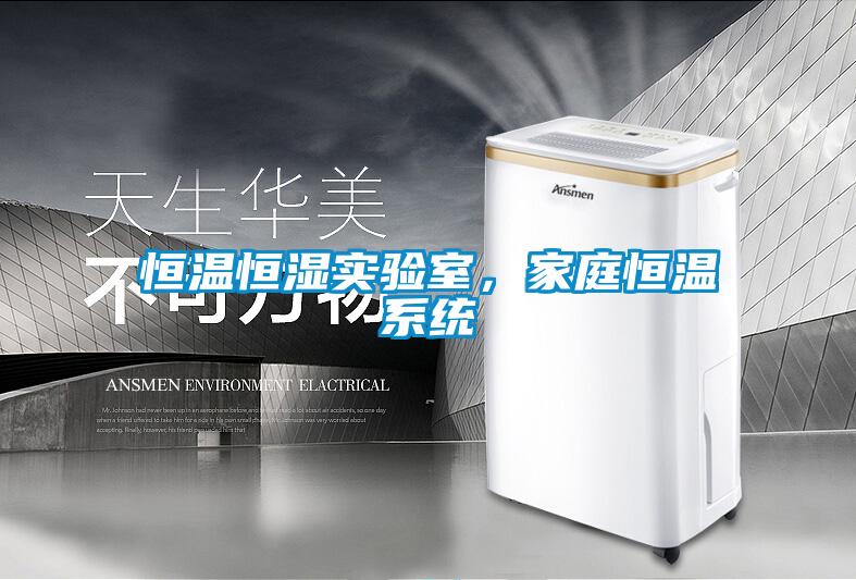 恒溫恒濕實驗室,家庭恒溫系統