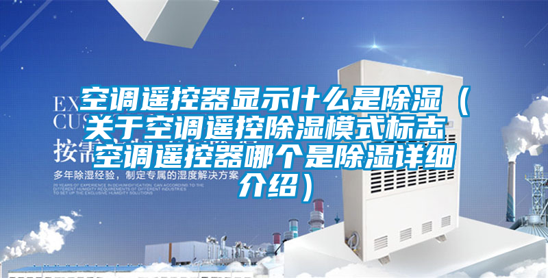 空調(diào)遙控器顯示什么是除濕(關(guān)于空調(diào)遙控除濕模式標志 空調(diào)遙控器哪個是除濕詳細介紹)