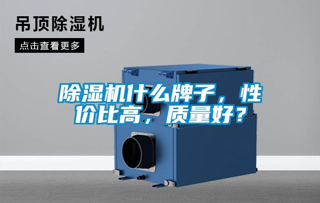 除濕機什么牌子,性價比高,質量好?