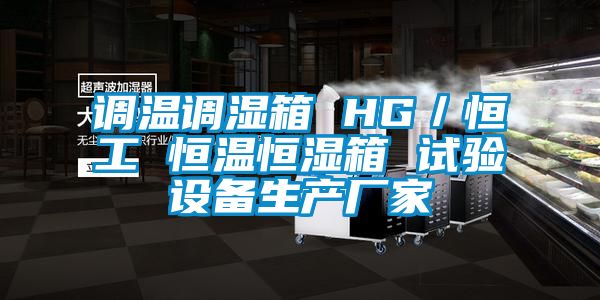調(diào)溫調(diào)濕箱 HG/恒工 恒溫恒濕箱 試驗設(shè)備生產(chǎn)廠家